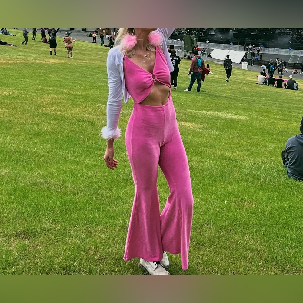 Sugarthrillz velvet jumpsuit 💖
